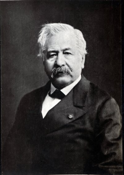 Portrait of Ferdinand Marie de Lesseps by French Photographer